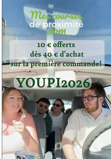 La saison des festivals commence ! 🕺 Pas le temps de faire les courses ? Avec Mes Courses De Proximité, commandez vos essentiels en quelques clics. Récupérez-les à votre arrivée, sur le chemin, ou faites-vous livrer directement chez vous !