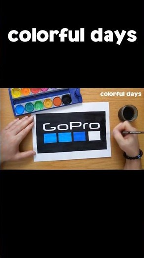 GoPro logo painting