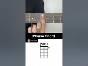 How To Play The D9sus4 Chord On Guitar - Guvna Guitars