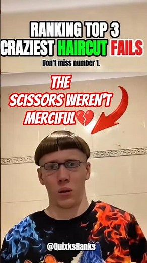 Top 3 Worst Haircuts You’ll Ever See🔥