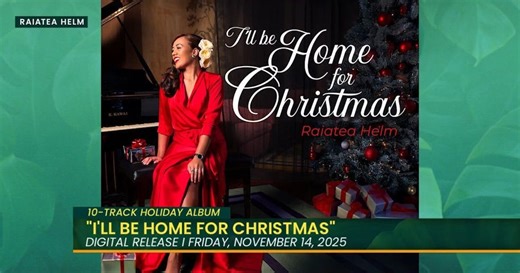 Raiatea Helm drops First Christmas Album!