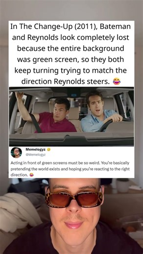 In The Change-Up (2011) Bateman and Reynolds Lost on Green Screen