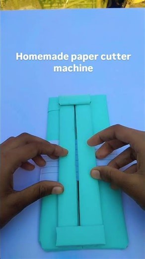 Homemade paper cutter machine