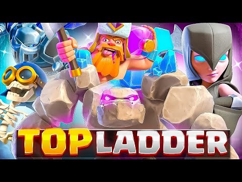 TOP LADDER with UNSTOPPABLE GOLEM DECK 💥 | Win Easy in Clash Royale 2025