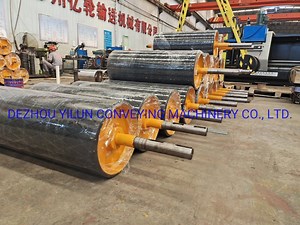 [Hot Item] Conveyor Belt Non-Drive/Head/Bend/Take up/Snub/Tail Rubber Lagging Drum Transmission Pulley