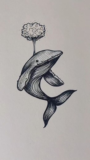 4.3K views · 178 reactions | Learn To Draw A Whale!! #drawingtutorial #arttutorial #artvideos #howto #tutorials #voiceover #whale #howtodraw #trendingreels #reelsfb #fy | CrescentArts | Facebook