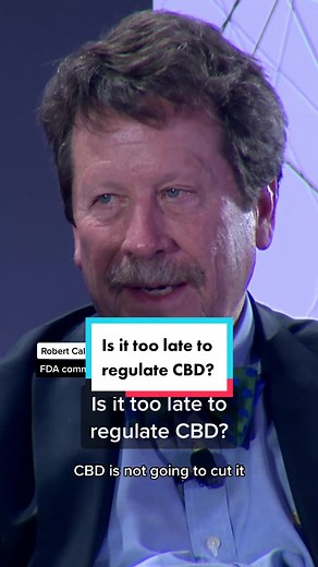 FDA Commissioner Robert Califf spoke on the regulation of CBD at WSJ Health Forum on Monday. The agency said in January that products made from legal cannabis shouldn’t be regulated as dietary supplements or food additives, given the products’ risk to human and animal health. #cbd #fda #wsj #wallstreetjournal #thewallstreetjournal