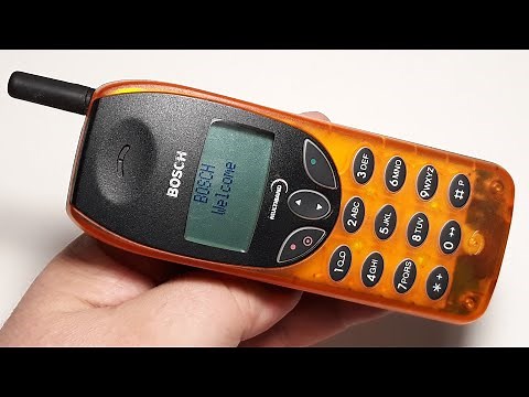 Mobile Phone Bosch 509 Dual. Крутая капсула времени из 2000 года. Made in Denmark