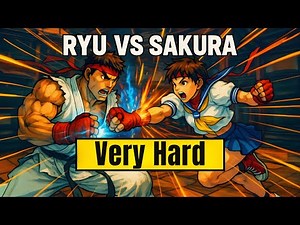 Super Street Fighter IV Arcade Edition – Ryu vs Sakura (Very Hard)