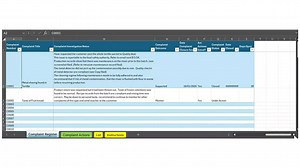 Complaint Register | Customer Complaints Log | Excel Tracker | SOP Included - Etsy