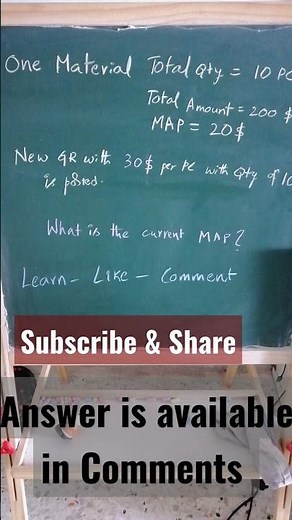 Interactive SAP MM Interview Question 10 || Interview Question on Moving Average Price || SAP S4