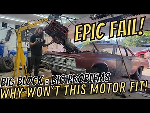 FAILED Motor Swap! Why Won't This Big Block Chevy Fit? - 1966 Budget Biscayne