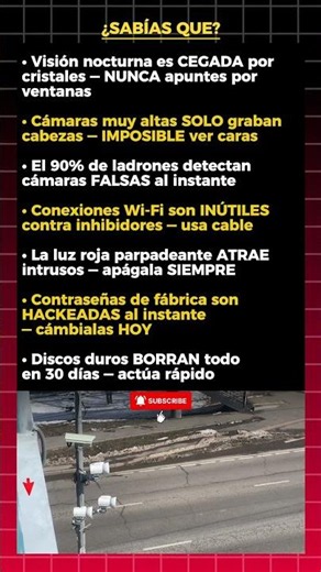 Secretos de las Cámaras de Seguridad que NADIE te Cuenta 📹⚡