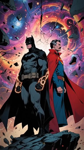 Batman and Doctor Strange Battle Over the Multiverse! #short #comic #batman #doctor #viralviews #dccomics #hightlights #comicreel | HeroVerse Comics | Facebook