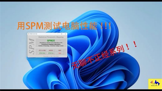 用spm工具箱测试电脑性能！！ #Matlab工具箱