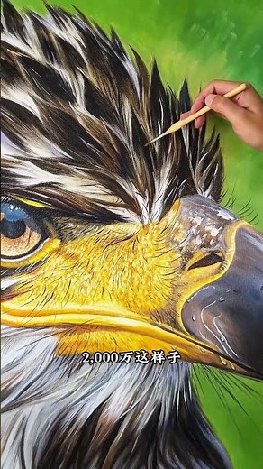 Hyper-realistic Eagle Drawing Tutorial | Mastering the Details 🎨 #animalart
