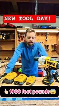 The Most POWERful Impact Wrench from DeWalt 😮 #dewalt #dewalt961 #dewalt964 #milwaukee #hightorque