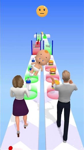 Couples Cute Baby Run #games #shorts #viral #gameplay