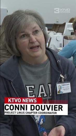 Project Linus volunteers hand-craft blankets to comfort children in traumatic situations