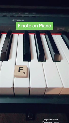 How to play an F note on #piano #pianolesson #pianotutorial #pianolessons #beginnerpiano #pianoteacher #easypiano #easypianotutorial