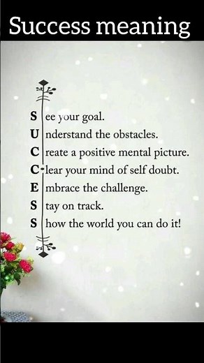 Success Meaning #motivation #quotes #success #shorts