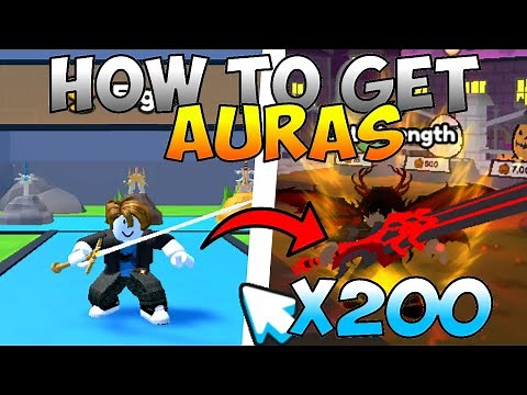 How To Get *AURAS* (Pull a Sword Roblox)
