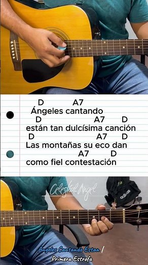 Angels Are Singing | Short Acoustic Guitar Tutorial | First Verse | #Christmas