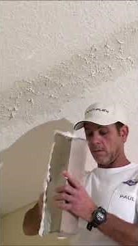 Easiest Way To Match Knockdown Texture On Ceiling And Wall Repairs From Beginners To Pros!!