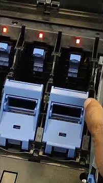 how to install ink cartridges in Canon TZ30000 plotter