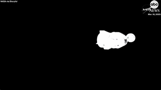 305K views · 3.6K reactions | NASA's SpaceX Crew-10 mission successfully undocked from the International Space Station and is headed back to Earth, carrying a crew that includes two astronauts whose return to Earth was delayed, SpaceX said early Tuesday. Read more: https://abcnews.visitlink.me/5pOynj | ABC News | Facebook