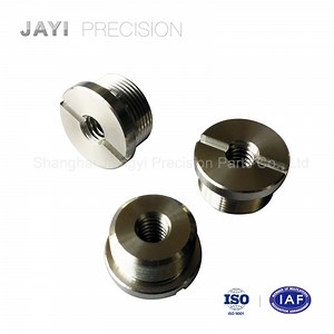 [Hot Item] Stainless Steel Adjusting Screw Plug with Slotted, Inner Thread and Outer Thread Nut