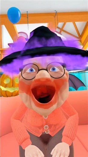 Ghost Grandma👵👻 part492 I Am Cat Halloween #vr #game #funny