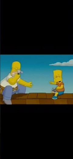 Homer strangling Bart funny moments. #simpsons #bartsimpson #funny #viral