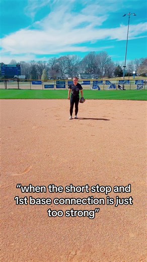 Shortstop and First Base Connection in Softball