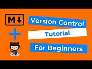 Markdown & Version control tutorial for beginners using VS Code & GitHub for desktop