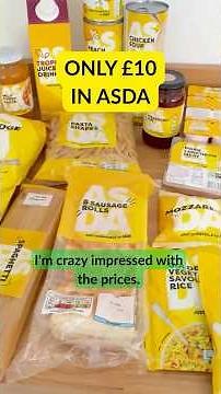 What Does £10 Get You in ASDA? (Essentials Range Only!) 😱