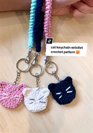 Never lose your keys again! 🐱🧶 DIY Crochet Cat Keychain & Wristlet ​ ✅ Crochet Pattern: Available now in my Etsy shop! ✅ Wristlet Tutorial: Check out the full FREE tutorial right here @MyAlpacaStudio ​Perfect for your car keys, bags, or as a thoughtful handmade gift. 🎁 ​#crochet #catlover #diycrafts #crochetgift #crochetpattern