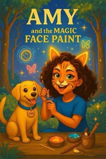 Amy and the Magic Face Paint—Bedtime Story for Kids