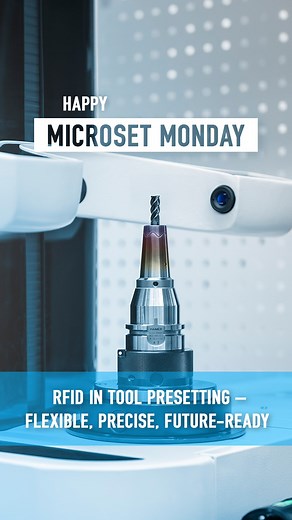 Haimer GmbH on Instagram: "📡 RFID in tool presetting – flexible, precise, future-ready.⁠ ⁠ With HAIMER Microset, you have the choice:⁠ ⁠ ▶️ Manual RFID system – reads and writes chip data directly on the presetting device or even mobile on a tool cart.⁠ ▶️ Automated unit – moves to the tool’s side chip, reads data contactlessly and retracts – protected and space-saving.⁠ ▶️ Spindle-integrated RFID – reads chips at the pull stud – ideal for fully automated tool cycles.⁠ ▶️ RFID read pot on contr
