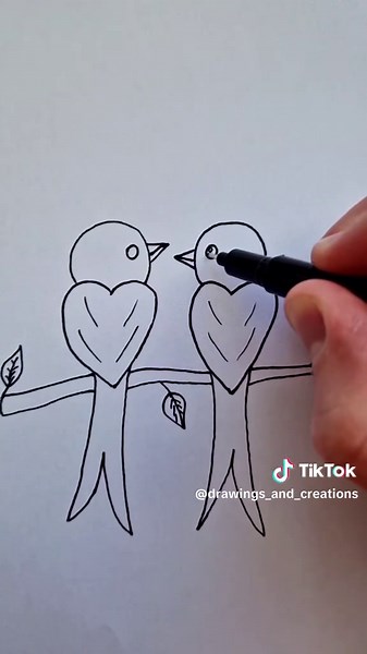 Charming Birds Drawing Tutorial for Art Lovers