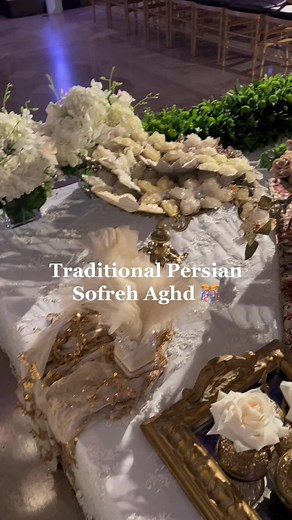 Traditional Persian Sofreh Aghd - Magical Wedding Ceremony