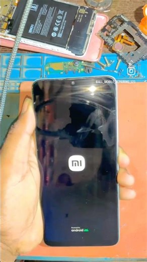 Android phone display, and frame pasting ￼#smartphone #repair #viralvideo #phonerepair