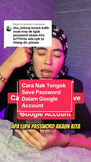Cara Nak Tengok Save Password Dalam Google Account