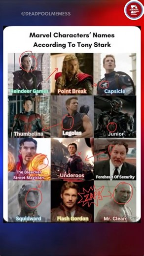 Tony Stark’s Nicknames are 10/10! 😂 | Iron Man really has no chill with these 💀 #ironman #mcu