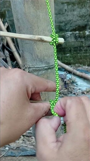✅ The Strongest Rope Ladder Step Knot | Easy DIY Bamboo Rope Ladder