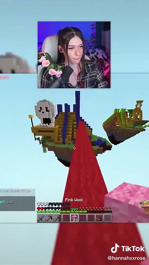 hannahxxrose (@hannahxxrose) - new trap UNLOCKED! 🔓 #minecraft #hannahxxrose #bedwars #hypixelbedwars #minecraftpvp