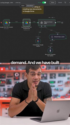 Builders Central | We built a RAG bot using n8n, where you can upload your files and AI will be your personal assistant. RAG stands for Retrieval argumented... | Instagram