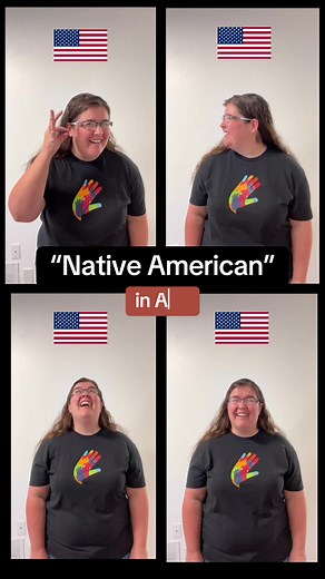How to sign Native American in ASL 🪶 | #indigenousday #thanksgiving #learnasl #asl #nativeamerican