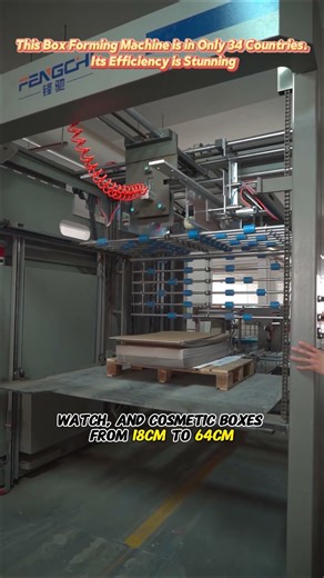 This Box Forming Machine is in Only 34 Countries. Its Efficiency is Stunning.