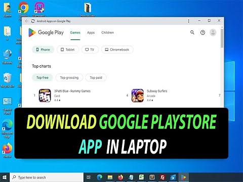 ✅ How to Install Google Play Store on PC or Laptop | download Google Playstore Apps in PC
